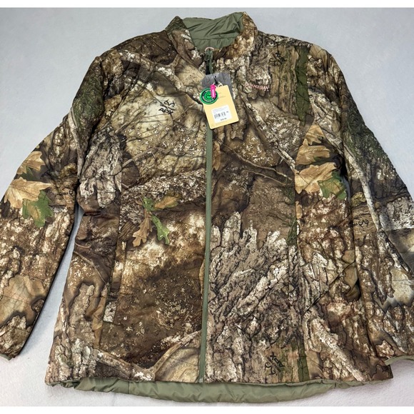 Women Magellan Reversible Puffer Jacket Realtree APX Camo Hunting‎ XL - Picture 1 of 9